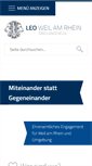 Mobile Screenshot of leo-club-weilamrhein.de